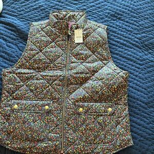 Women’s J Crew Floral Puffy Vest
